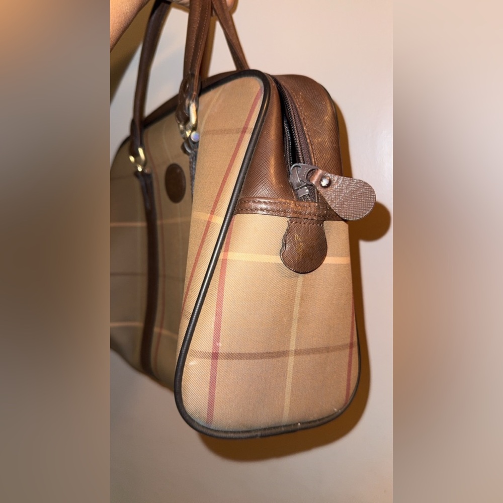 Burberry Brown Plaid Bag - Picture 5 of 9